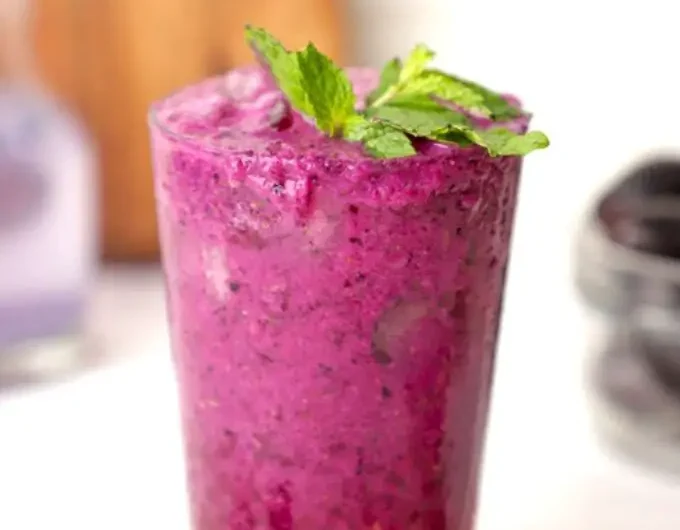 How to make Jamun Ginger Lemonade: