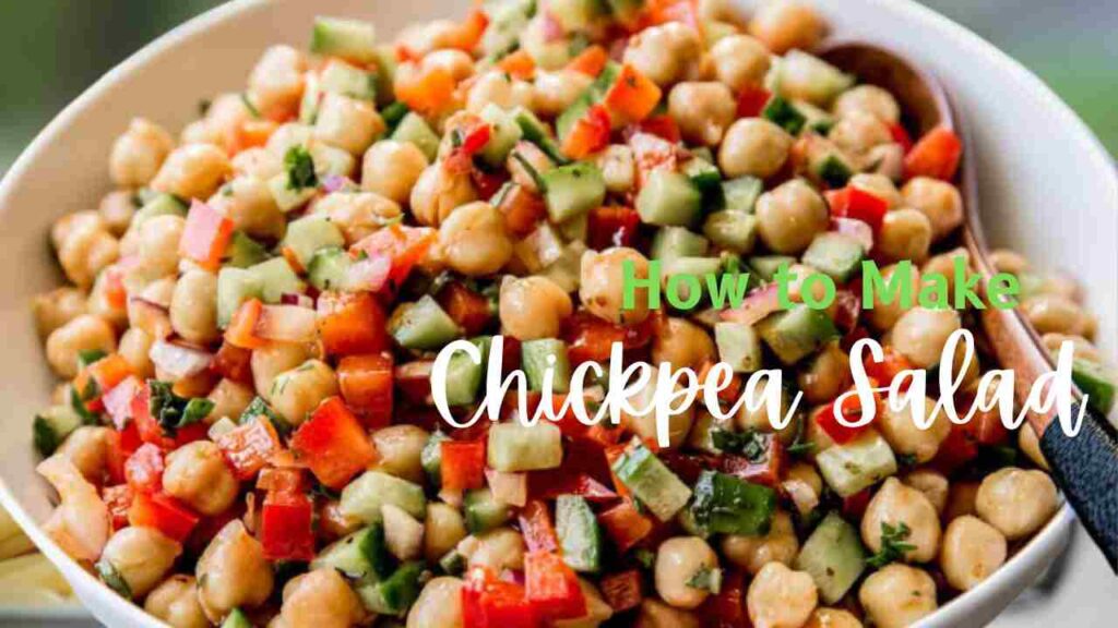 How to prepare Chickpea Salad for New Cooks!