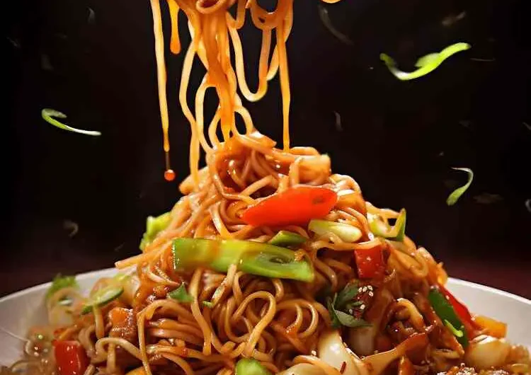 How to prepare Indian-Style Singapore chicken noodles: