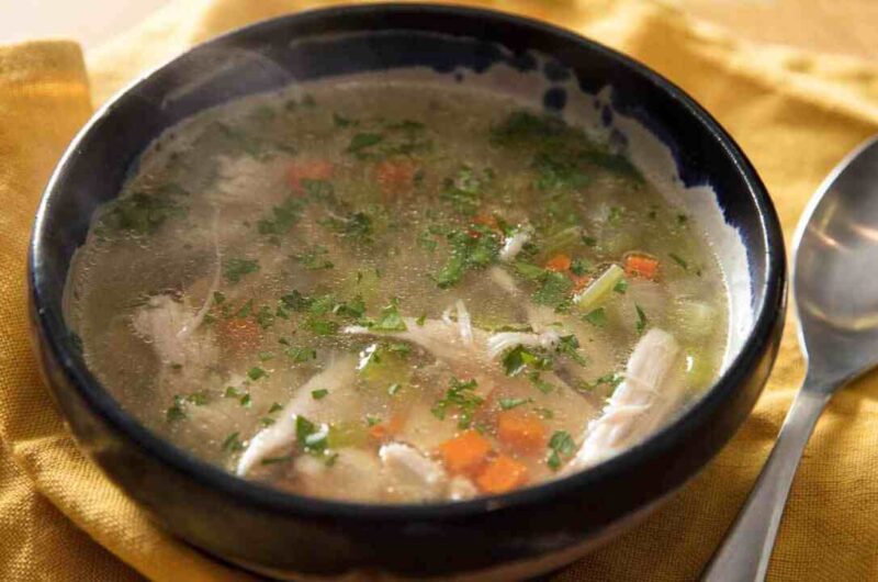 How to cook chicken soup: