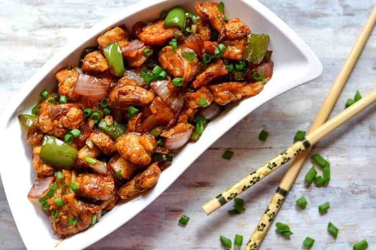 Chili Mushroom Manchurian Recipe